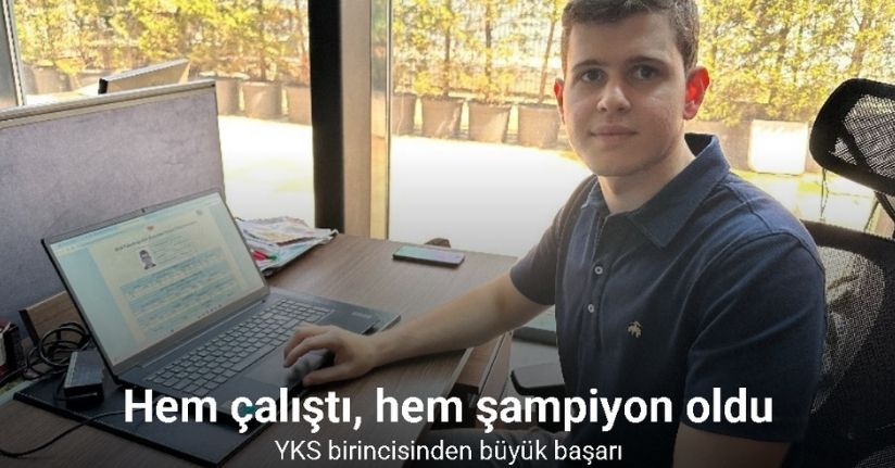Hem çalıştı, hem şampiyon oldu: YKS birincisinden büyük başarı