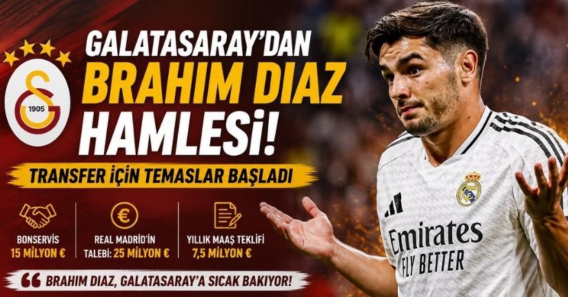 Galatasaray'dan Brahim Diaz hamlesi! Transfer için temaslar başladı