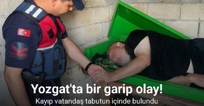 Kayıp vatandaş tabutun içinde bulundu