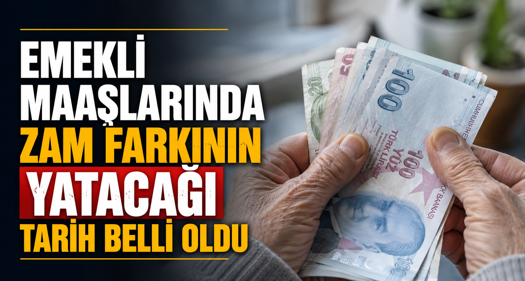 Emekli maaşlarında zam farkının yatacağı tarih belli oldu