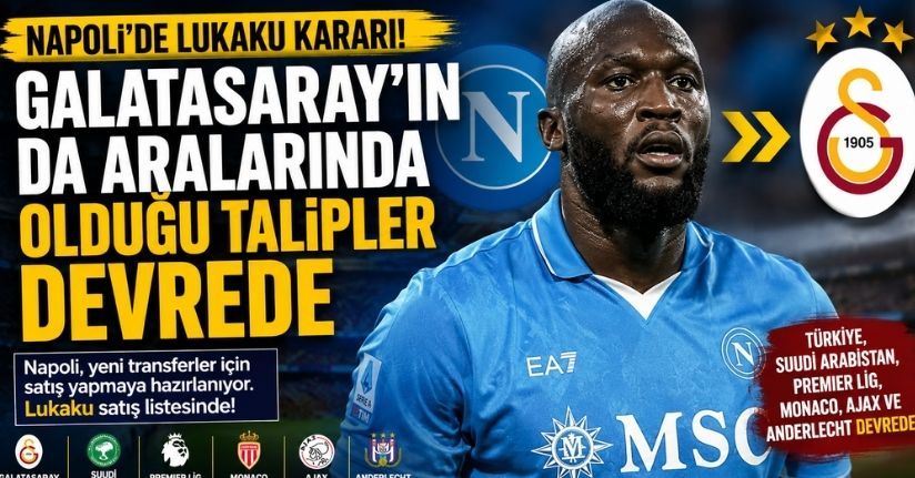 Napoli'de Lukaku kararı! Galatasaray'ın da aralarında olduğu talipler devrede