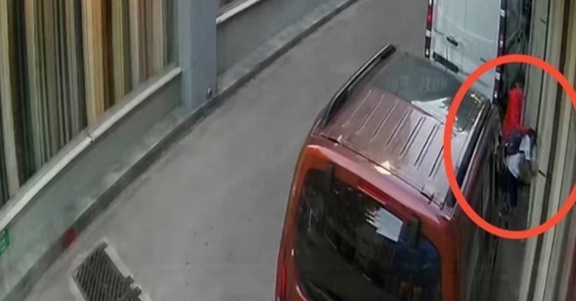 Akran zorbalığı kameraya böyle yansıdı