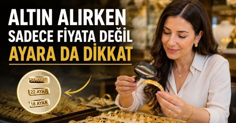 Altın alırken sadece fiyata değil ayara da dikkat