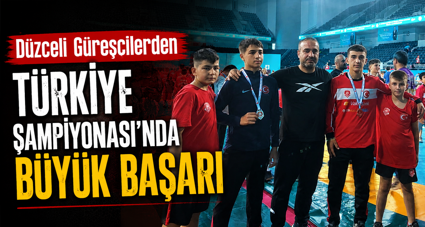 Düzceli Güreşçilerden Türkiye Şampiyonası’nda büyük başarı