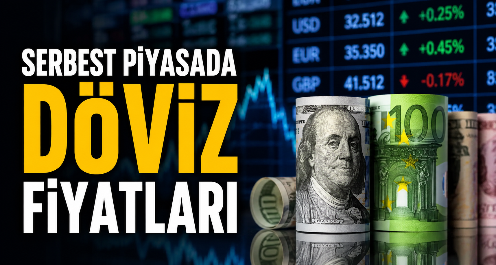 Serbest piyasada döviz fiyatları