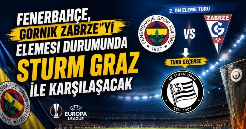 Fenerbahçe, Gornik Zabrze’yi elemesi durumunda Sturm Graz ile karşılaşacak