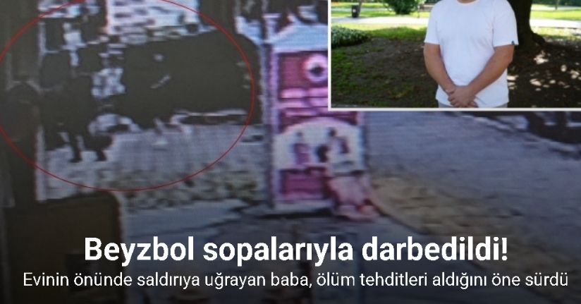 Beyzbol sopalarıyla darbedildi: O anlar kamerada