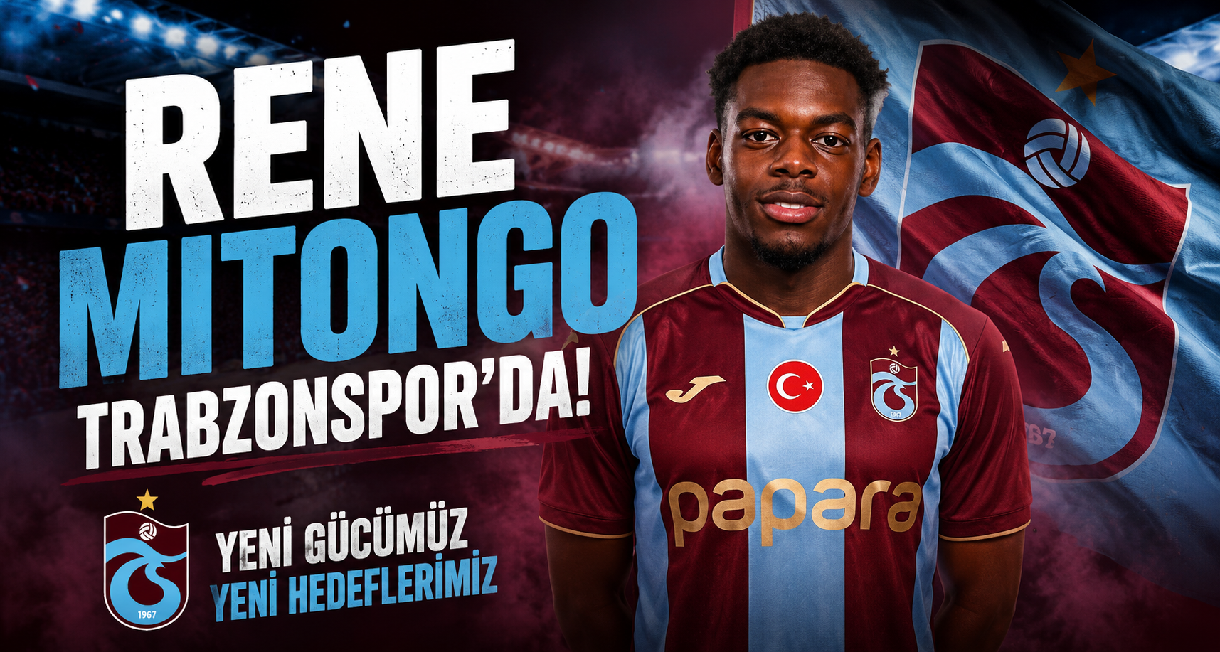 Rene Mitongo Trabzonspor'da