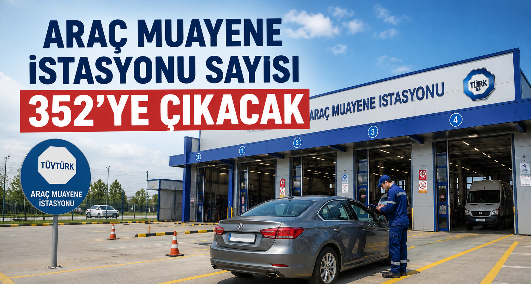  Araç muayene istasyonu sayısı 352'ye çıkacak