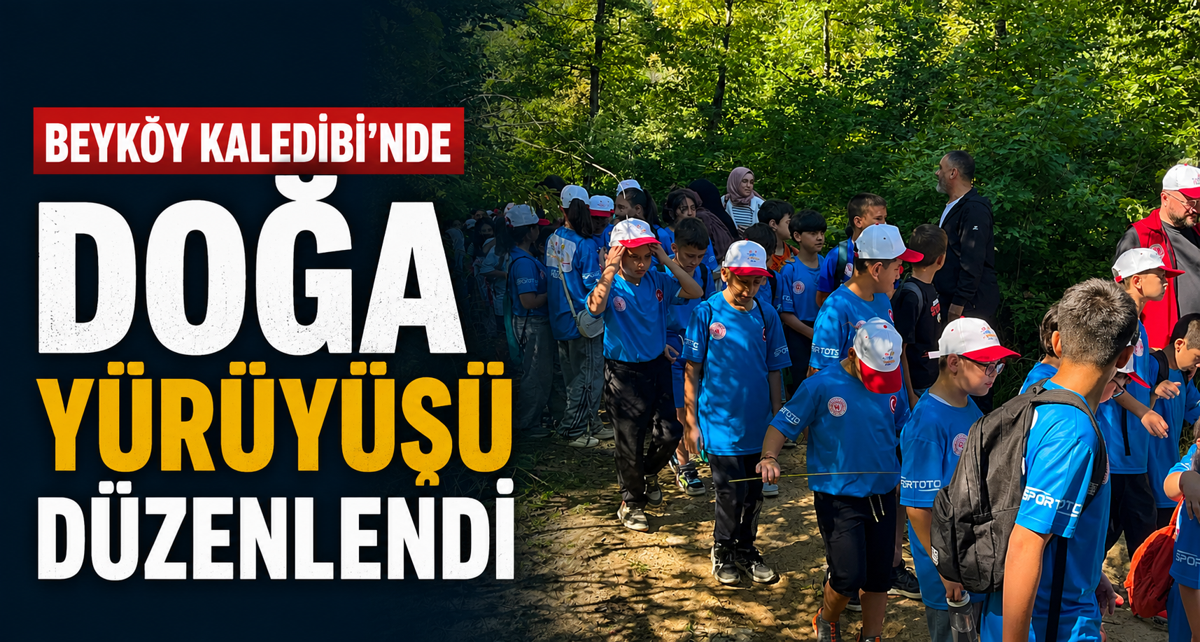 Beyköy Kaledibi'nde doğa yürüyüşü düzenlendi