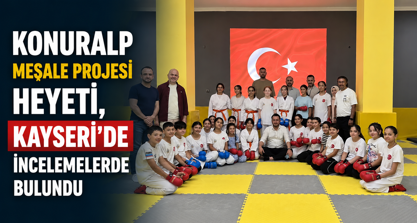 Konuralp Meşale Projesi heyeti, Kayseri'de incelemelerde bulundu