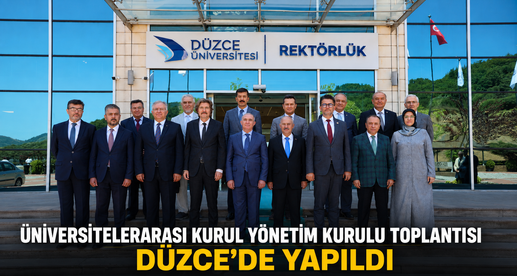 Üniversitelerarası kurul yönetim kurulu toplantısı Düzce'de yapıldı