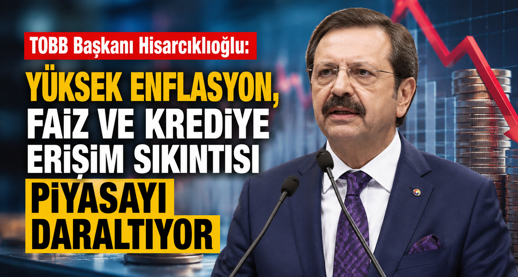 Yüksek enflasyon, faiz ve krediye erişim sıkıntısı piyasayı daraltıyor