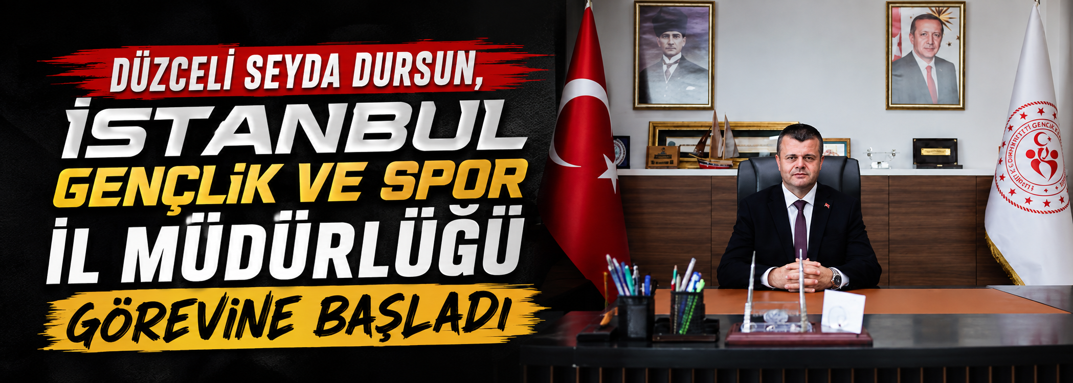 Düzceli Seyda Dursun, İstanbul Gençlik ve Spor İl Müdürlüğü Görevine Başladı