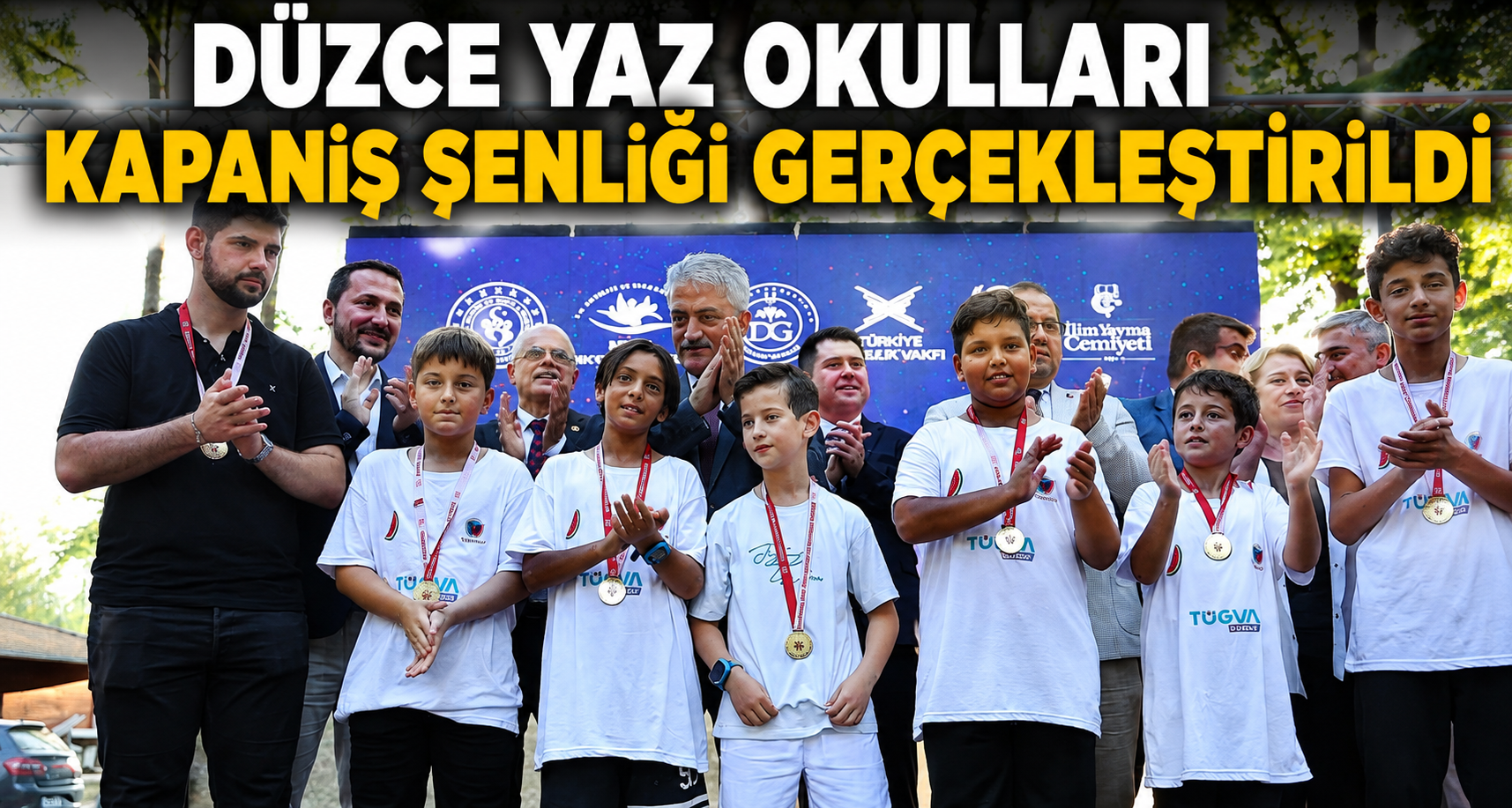 Düzce Yaz Okulları Kapanış Şenliği gerçekleştirildi