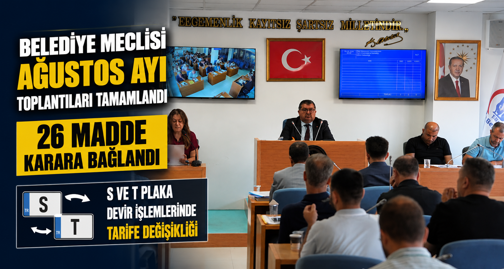 S Ve T Plaka Devir İşlemlerinde Tarife Değişikliği