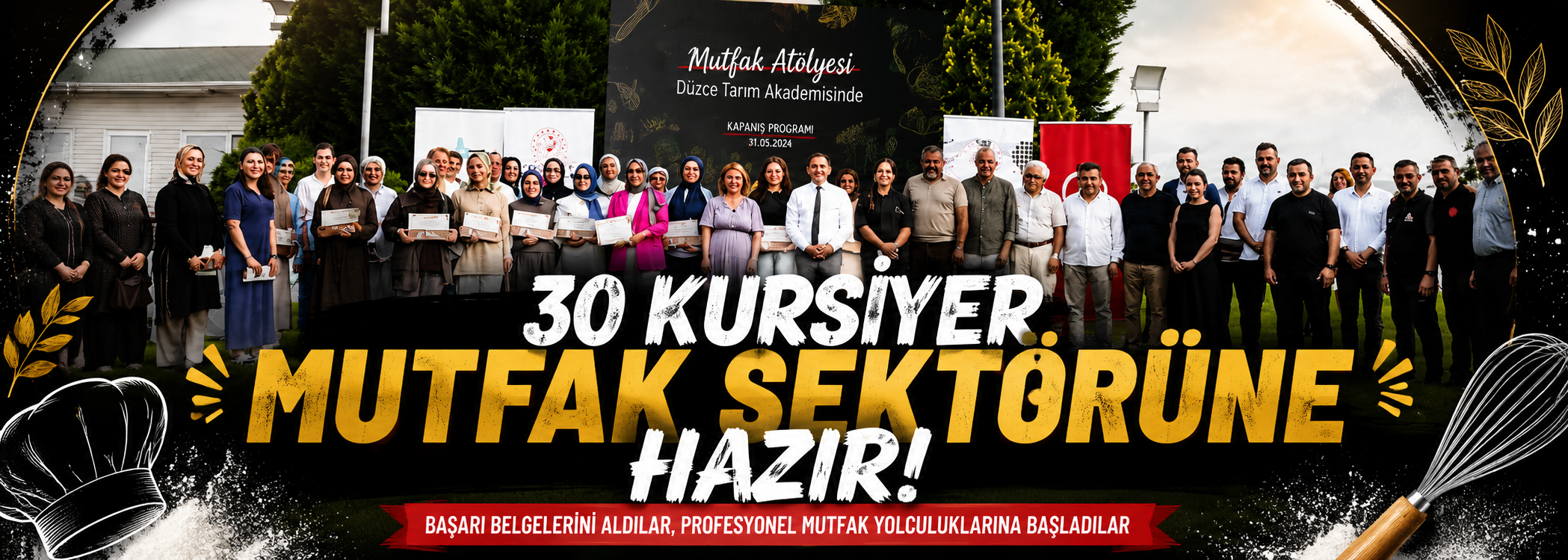 30 Kursiyer Sertifikalarını Aldı