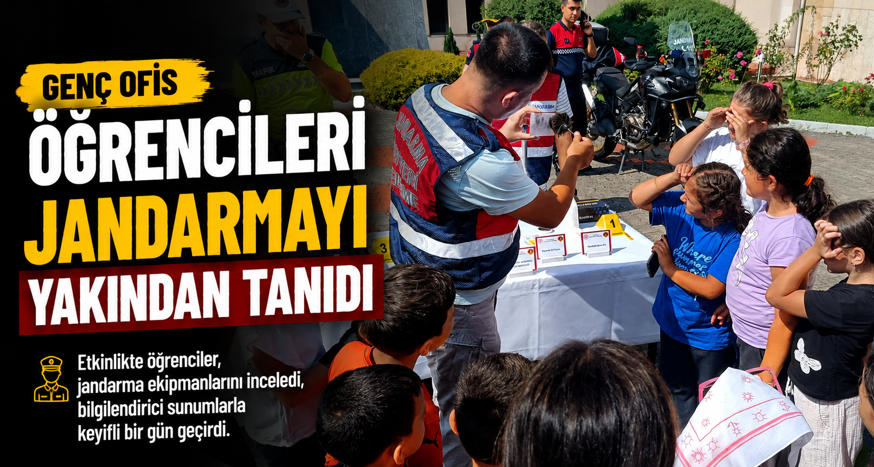 Genç ofis öğrencileri jandarmayı yakından tanıdı