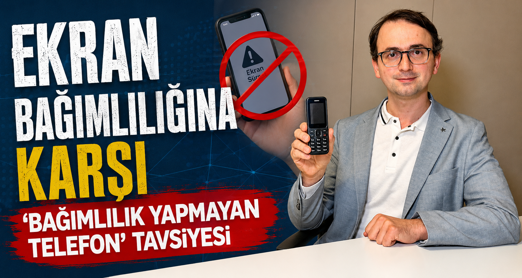 Ekran bağımlılığına karşı ’bağımlılık yapmayan telefon’ tavsiyesi