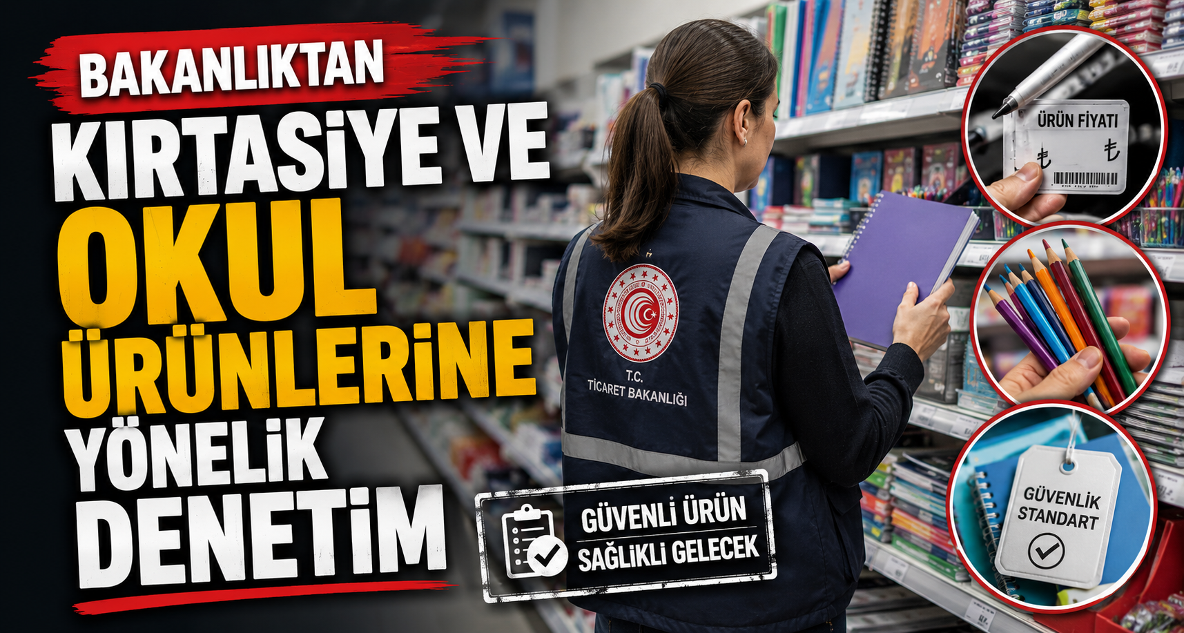 Bakanlıktan kırtasiye ve okul ürünlerine yönelik denetim