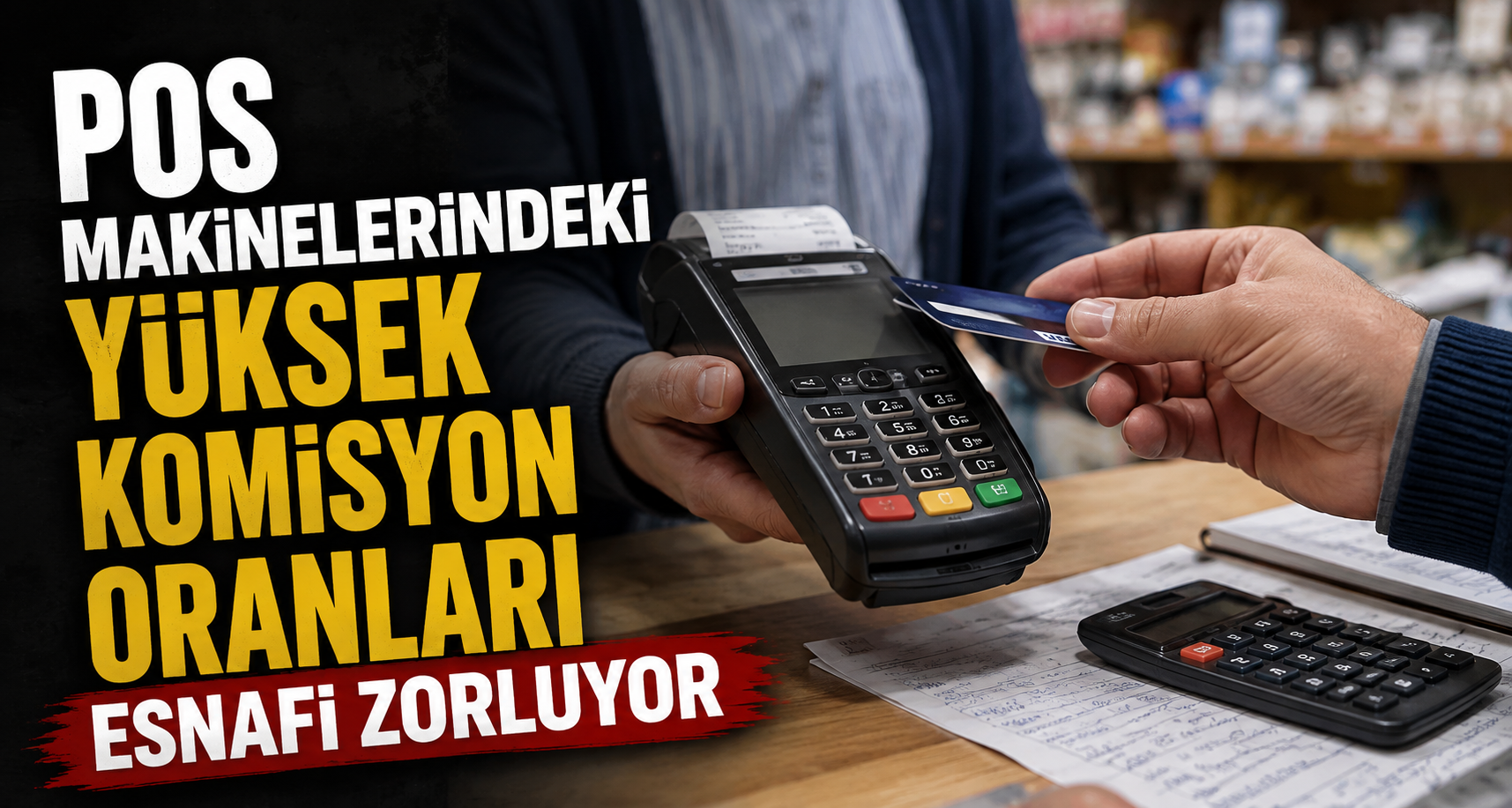 POS makinelerindeki yüksek komisyon oranları esnafı zorluyor