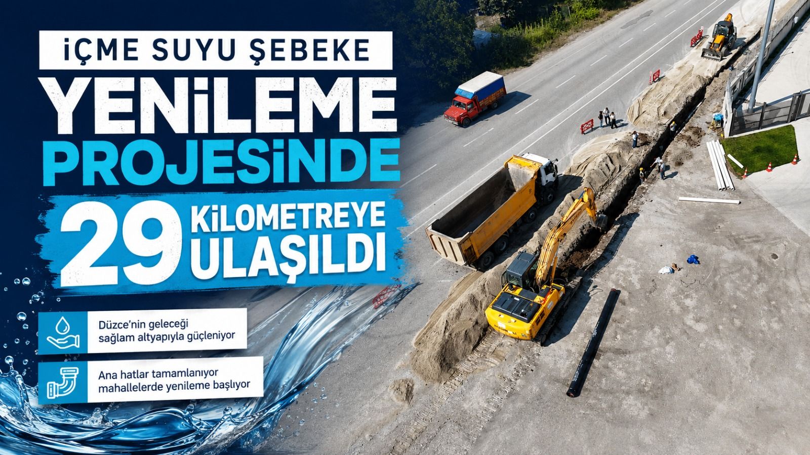 Ana Hatlarda 29 Kilometre Tamamlandı