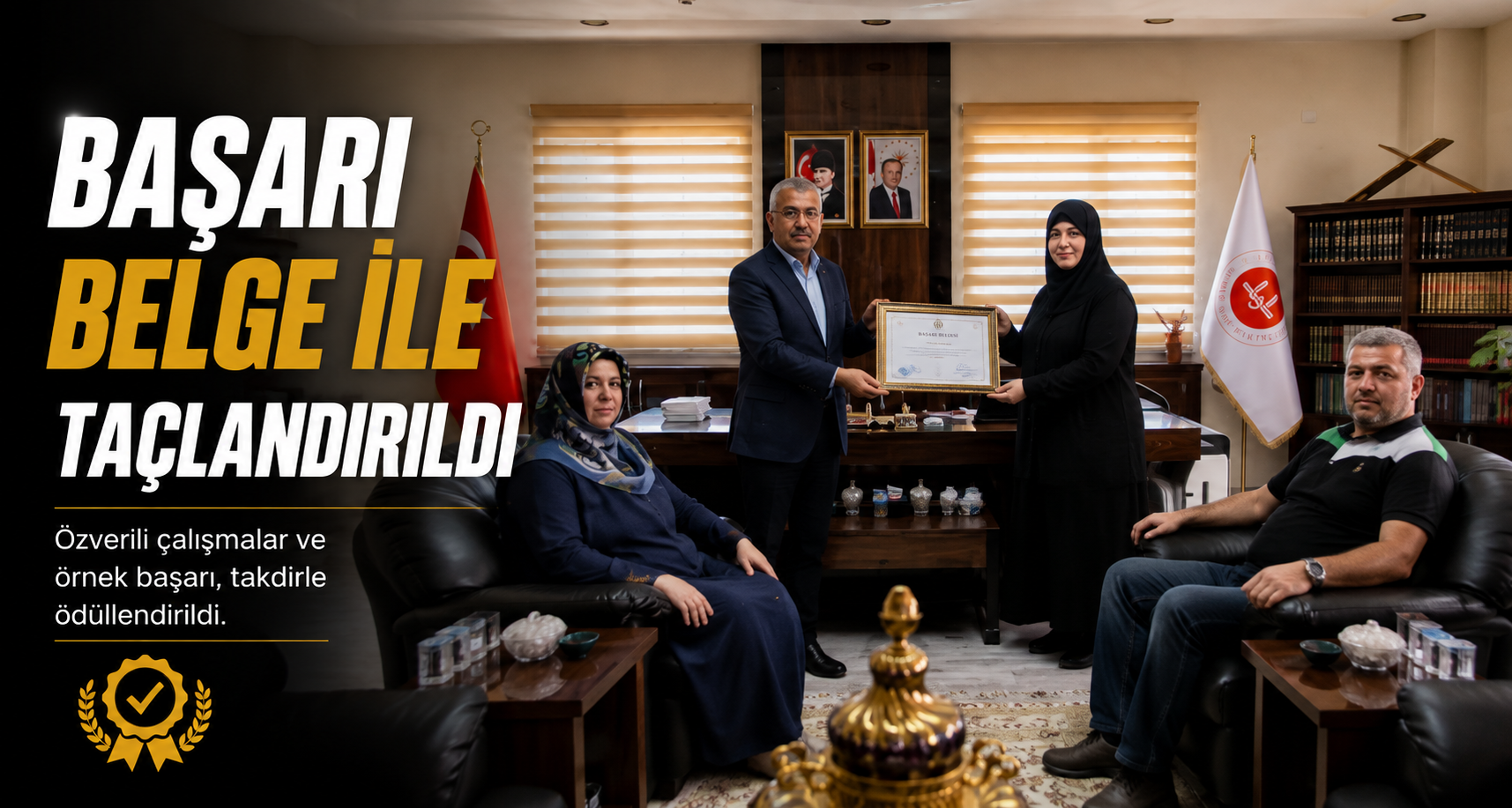 Başarı belge ile taçlandırıldı