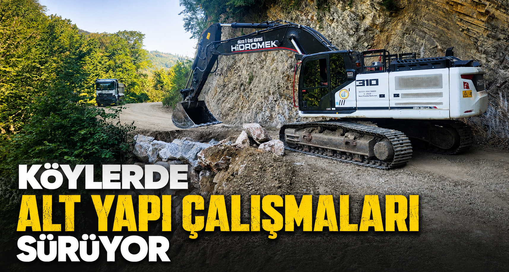 Köylerde Alt Yapı Çalışmaları Sürüyor