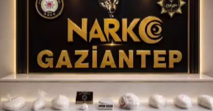 Gaziantep’te 7 kilo uyuşturucu ele geçirildi: 2 gözaltı