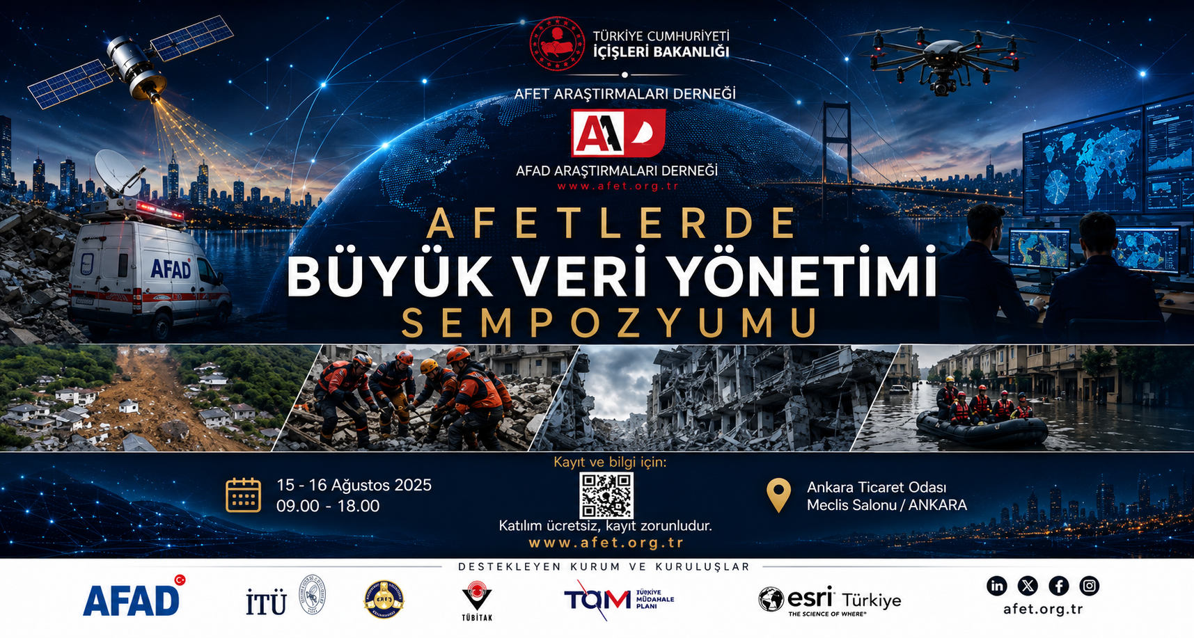 AFAD’dan Afetlerde Büyük Veri Yönetimi Sempozyumu