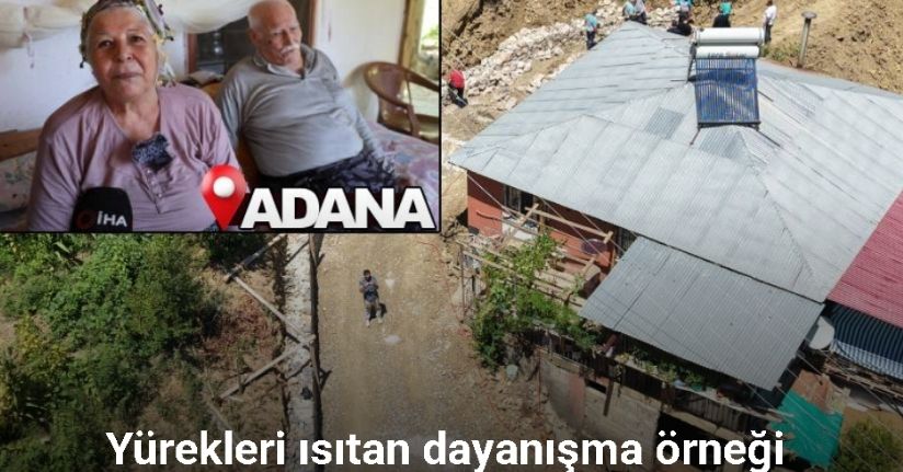Yolu olmayan yatalak vatandaş için köylü arazisini verdi, belediye yol yaptı