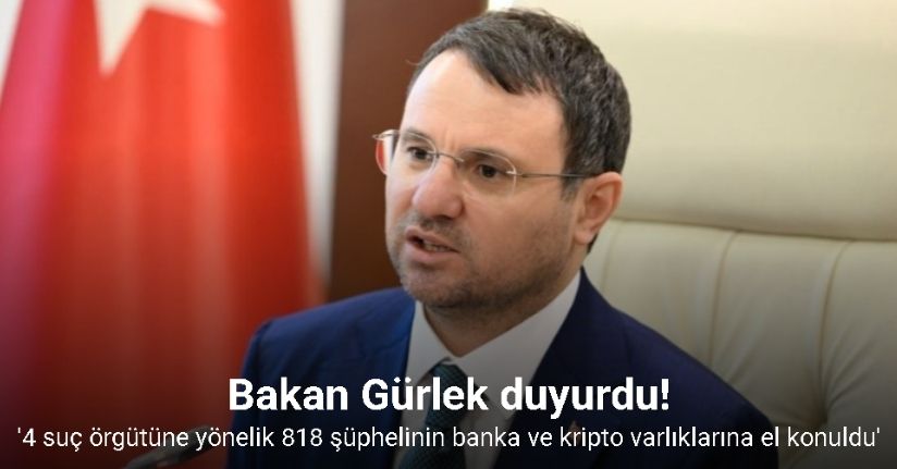 Adalet Bakanı Gürlek: 