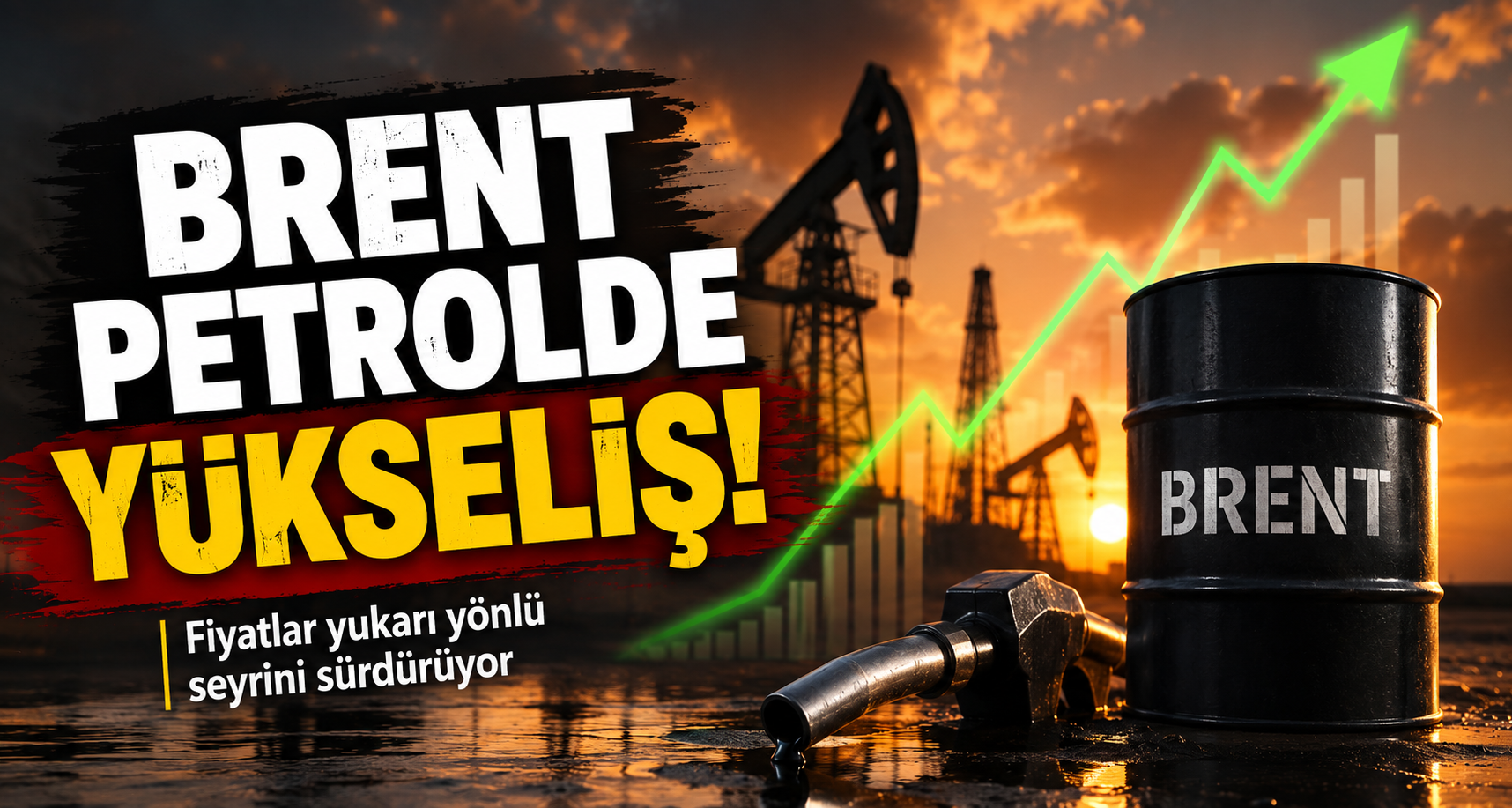 Brent petrolde yükseli