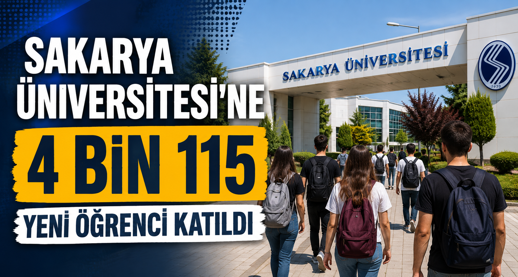 Sakarya Üniversitesi’ne 4 bin 115 yeni öğrenci katıldı