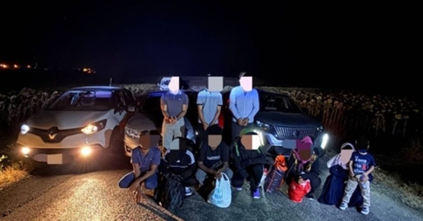 Edirne'de 7 kaçak göçmen yakalandı, 3 organizatör şüphelisi tutuklandı