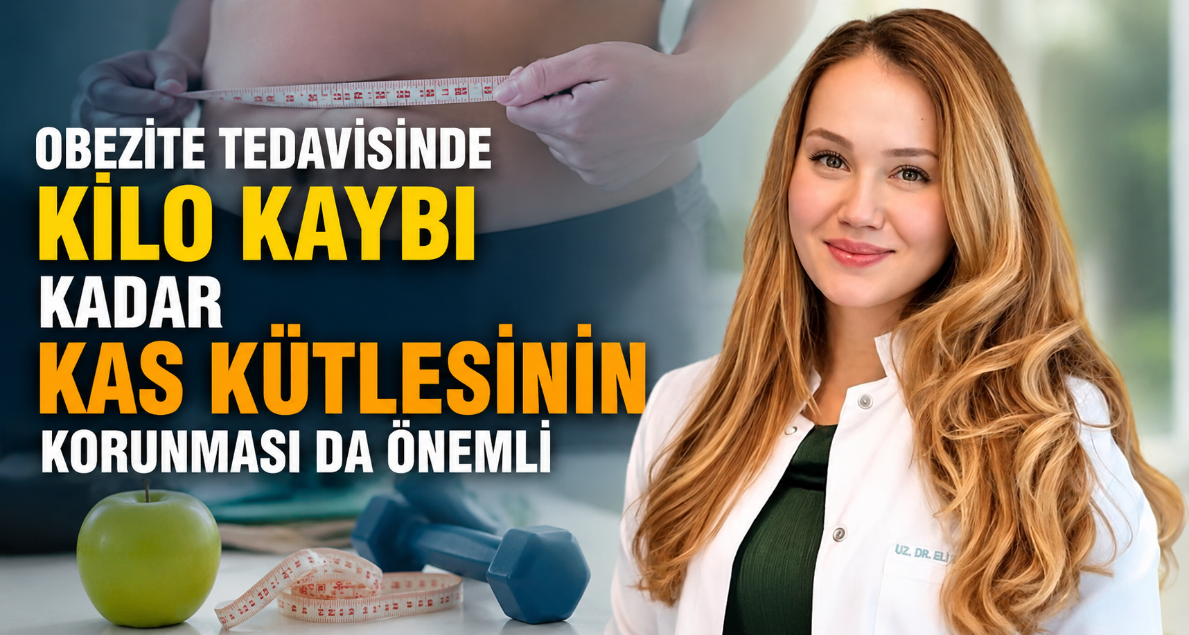 Obezite tedavisinde kilo kaybı kadar kas kütlesinin korunması da önemli