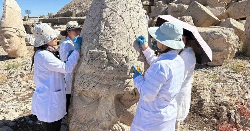Nemrut’un dev heykellerine 5 yıllık koruma kalkanı