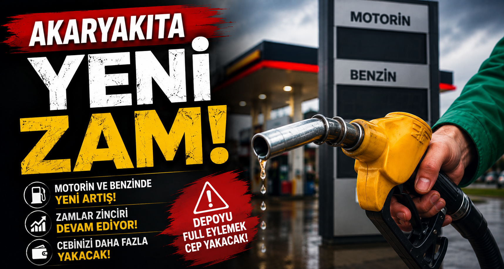 Akaryakıta Yeni Zam Uyarısı