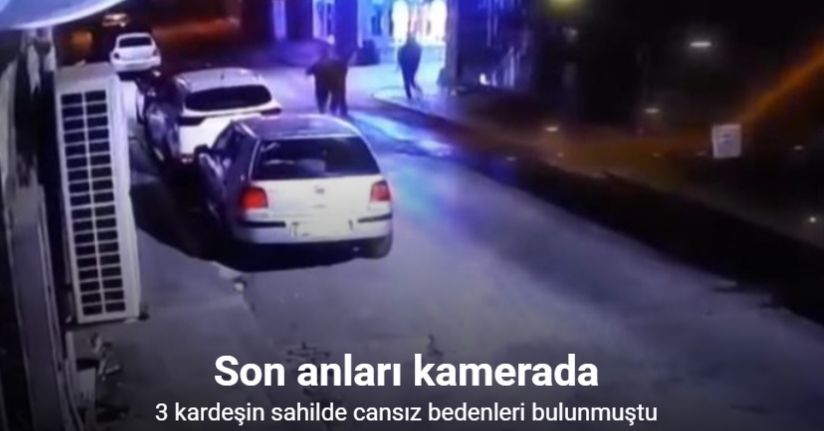 Kocaeli’de sahilde cansız bedenleri bulunan 3 kardeşin son anları kamerada