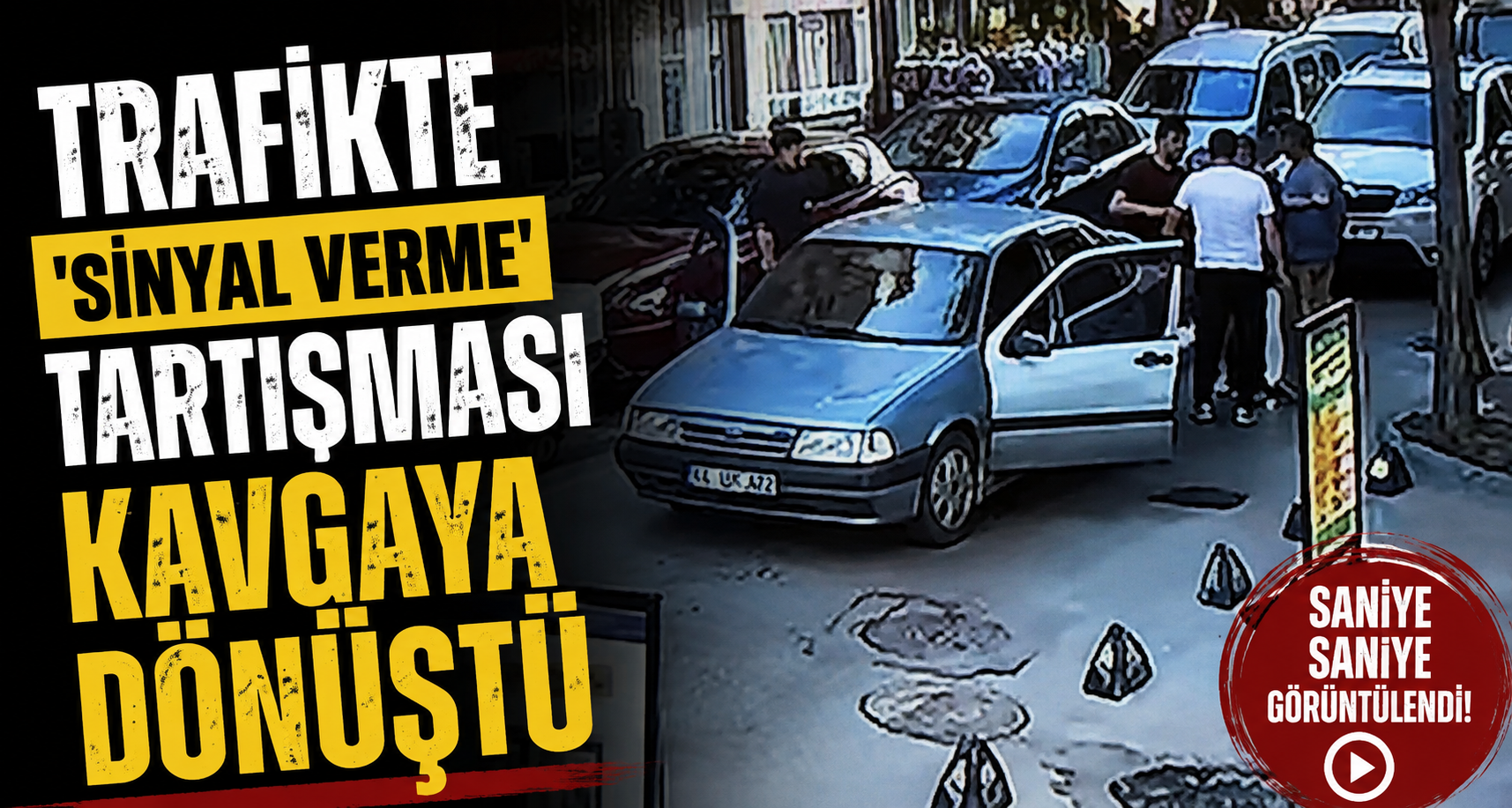 Trafikte 'sinyal verme' tartışması kavgaya dönüştü