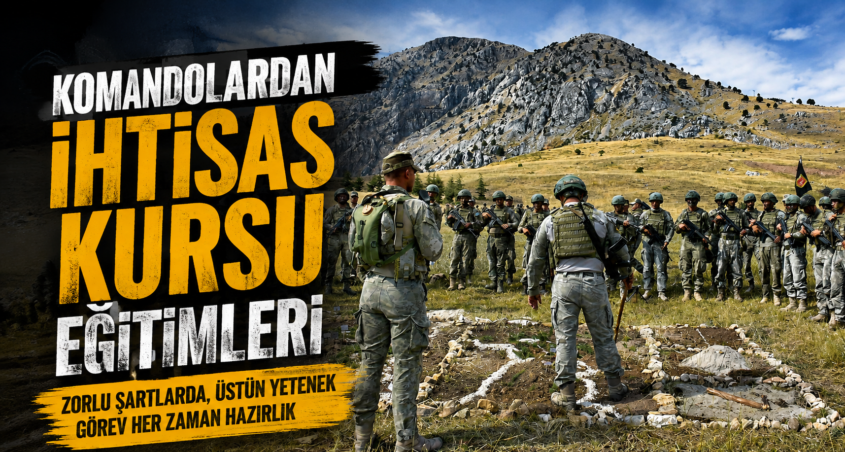 Komandolardan ihtisas kursu eğitimleri
