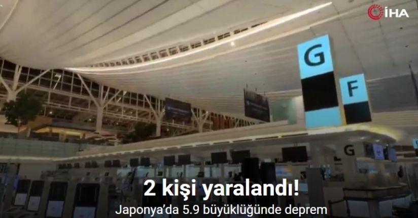 Japonya’da 5.9 büyüklüğünde deprem: 2 kişi yaralandı
