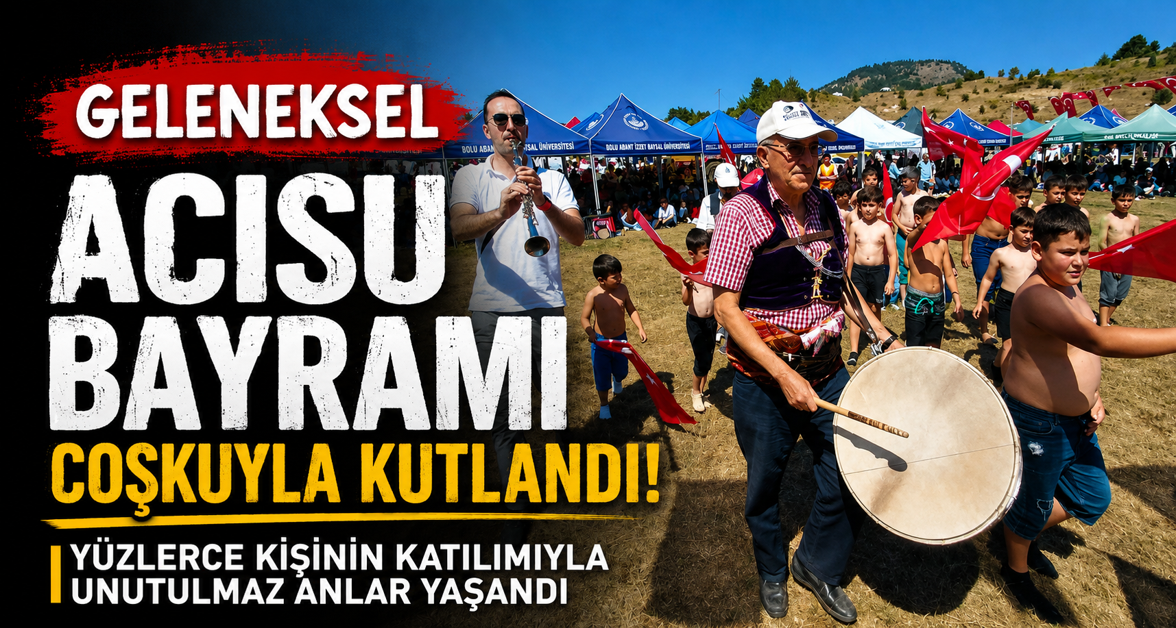 Geleneksel ‘Acısu Bayramı’ yüzlerce kişinin katılımıyla gerçekleştirildi