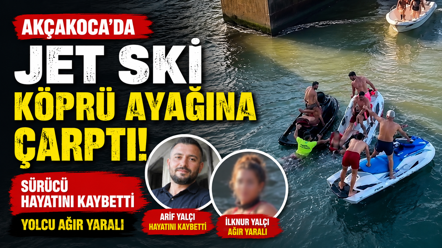 Akçakoca’da Jetski Kazası 1 Ölü, 1 Yaralı