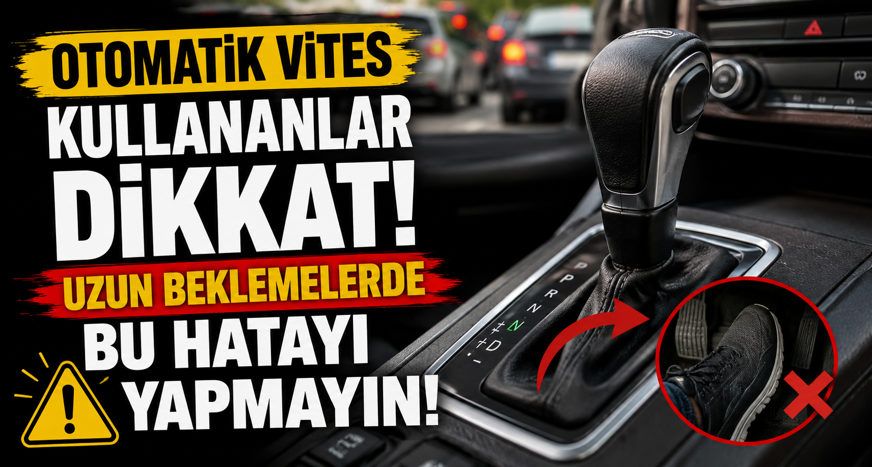 Otomatik Vites Kullananlar Dikkat! Uzun Beklemelerde Bu Hatayı Yapmayın