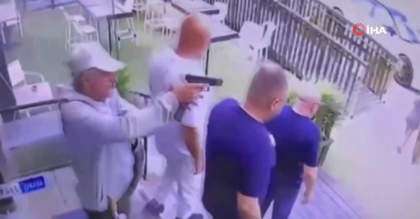 İsrailli mafya lideri Yushvaev'in benzin istasyonunda öldürüldüğü anın görüntüleri ortaya çıktı