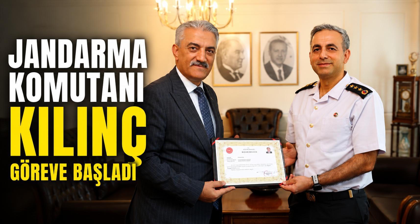 Jandarma Komutanı Kılınç göreve başladı