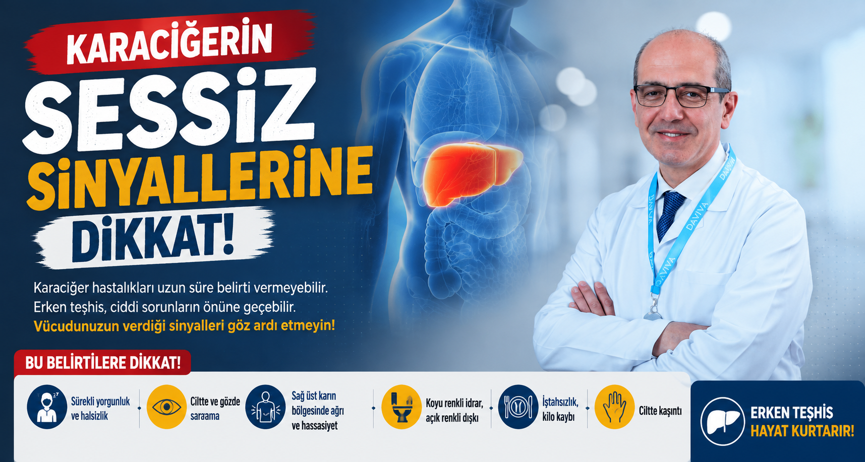 Karaciğerin sessiz sinyallerine dikkat