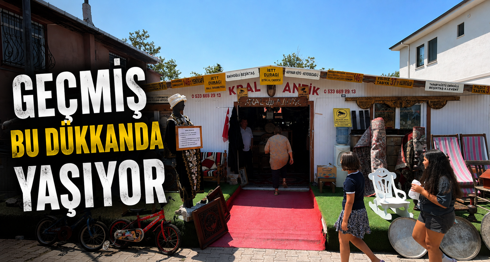 Geçmiş bu dükkanda yaşıyor