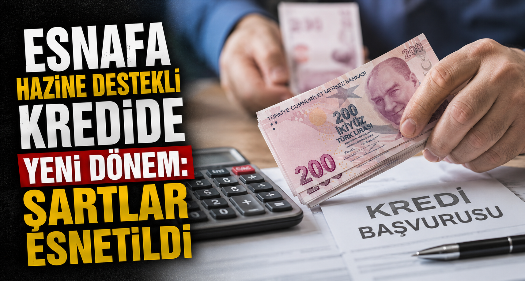 Esnafa Hazine Destekli Kredide Yeni Dönem: Şartlar Esnetildi
